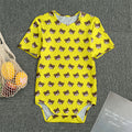 Bear Emoji Pattern Print Men's Bodysuit