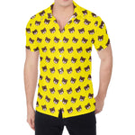 Bear Emoji Pattern Print Men's Shirt