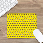 Bear Emoji Pattern Print Mouse Pad