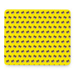 Bear Emoji Pattern Print Mouse Pad