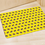 Bear Emoji Pattern Print Polyester Doormat