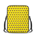 Bear Emoji Pattern Print Rectangular Crossbody Bag