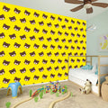 Bear Emoji Pattern Print Wall Sticker