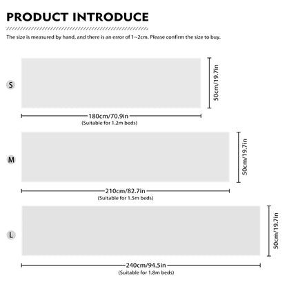 Black And White Books Pattern Print Bed Runner