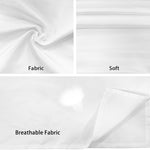 White Daffodil Flower Pattern Print Bed Runner