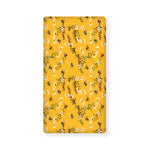 Bee Drawing Pattern Print Baby Crib Sheet