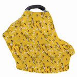 Bee Drawing Pattern Print Baby Seat Cover
