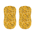 Bee Drawing Pattern Print Bar Stool Covers
