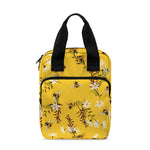 Bee Drawing Pattern Print Bible Tote Bag