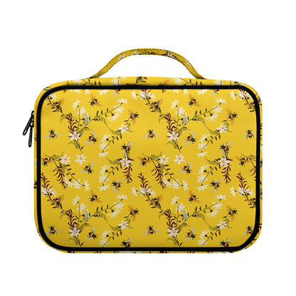 Bee Drawing Pattern Print Briefcase Bible Bag
