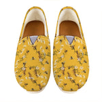 Bee Drawing Pattern Print Casual Shoes