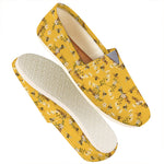 Bee Drawing Pattern Print Casual Shoes