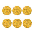 Bee Drawing Pattern Print Coaster Set