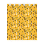 Bee Drawing Pattern Print Curtain