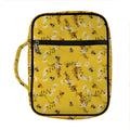 Bee Drawing Pattern Print Front Pocket Bible Bag