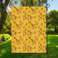 Bee Drawing Pattern Print Garden Flag