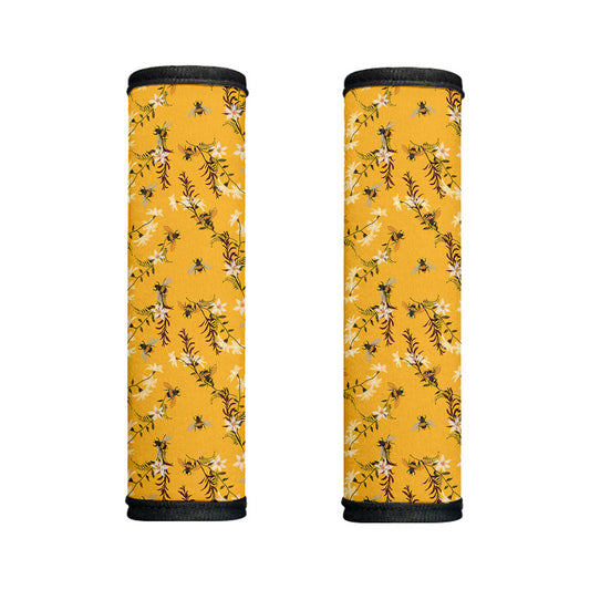 Bee Drawing Pattern Print Handle Covers