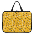 Bee Drawing Pattern Print Laptop Sleeve With Handle