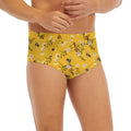 Bee Drawing Pattern Print Men's Briefs