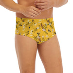 Bee Drawing Pattern Print Men's Briefs