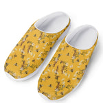 Bee Drawing Pattern Print Mesh Casual Shoes