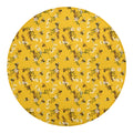 Bee Drawing Pattern Print Round Blanket