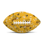 Bee Drawing Pattern Print Rugby Ball
