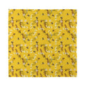 Bee Drawing Pattern Print Silk Bandana