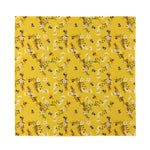 Bee Drawing Pattern Print Silk Bandana