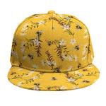Bee Drawing Pattern Print Snapback Cap