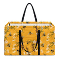 Bee Drawing Pattern Print Utility Tote Bag