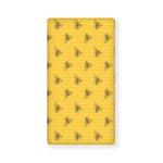 Bee Honeycomb Pattern Print Baby Crib Sheet