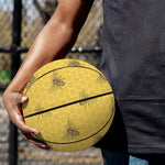 Bee Honeycomb Pattern Print Basketball