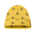 Bee Honeycomb Pattern Print Beanie