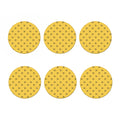 Bee Honeycomb Pattern Print Coaster Set