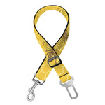 Bee Honeycomb Pattern Print Dog Seat Belt