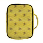 Bee Honeycomb Pattern Print Front Pocket Bible Bag