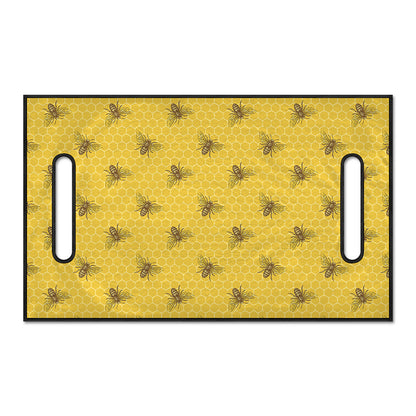 Bee Honeycomb Pattern Print Golf Cart Seat Cover