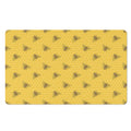 Bee Honeycomb Pattern Print Polyester Doormat