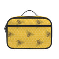 Bee Honeycomb Pattern Print Portable Lunch Bag