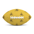 Bee Honeycomb Pattern Print Rugby Ball