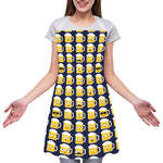 Beer Emoji Pattern Print Adjustable Apron