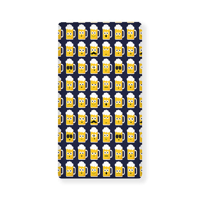 Beer Emoji Pattern Print Baby Crib Sheet