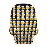 Beer Emoji Pattern Print Baby Seat Cover