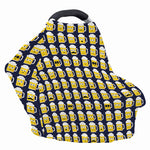 Beer Emoji Pattern Print Baby Seat Cover