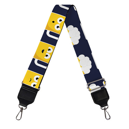Beer Emoji Pattern Print Bag Strap