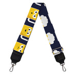 Beer Emoji Pattern Print Bag Strap
