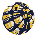 Beer Emoji Pattern Print Basketball
