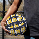 Beer Emoji Pattern Print Basketball