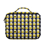Beer Emoji Pattern Print Briefcase Bible Bag